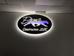 Custom-front-reverse-lit-interior-sign-built-and-installed-by-Brightbox